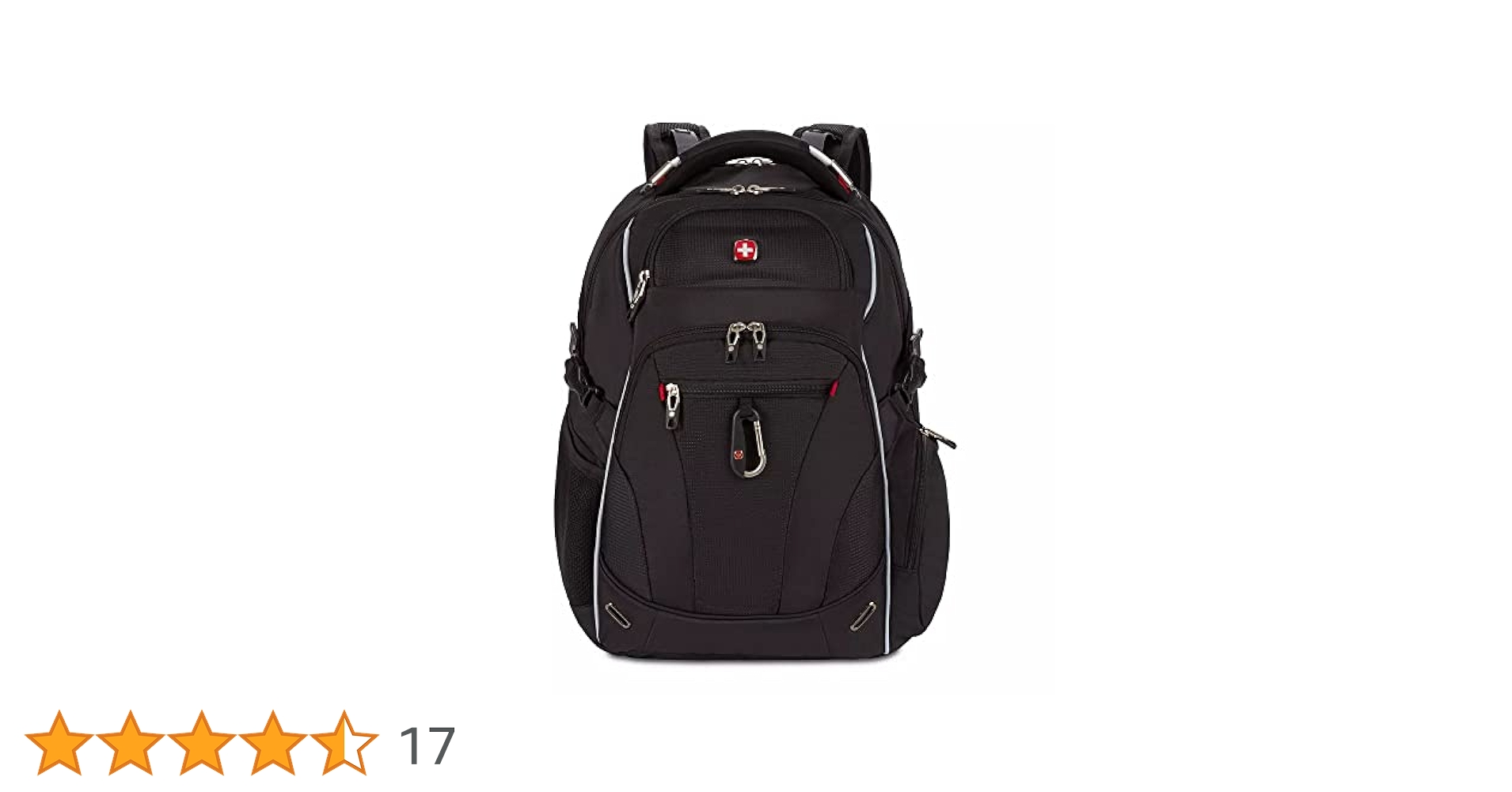 Swiss Gearスマートノートパソコンバックパック SA6752 15インチ SWISSGEAR 6752 ScanSmart Laptop Backpack - Black